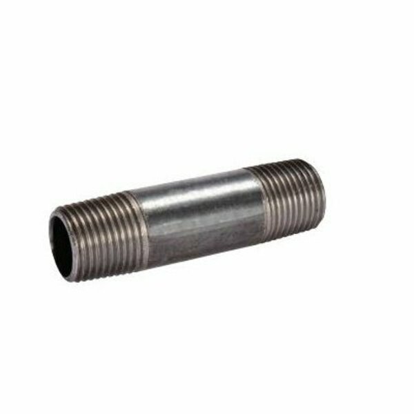 Pannext Fittings Southland 580-015HC Pipe Nipple, 1/8 in, MIP, Steel, SCH 40 Schedule, 1-1/2 in L 580-15HC